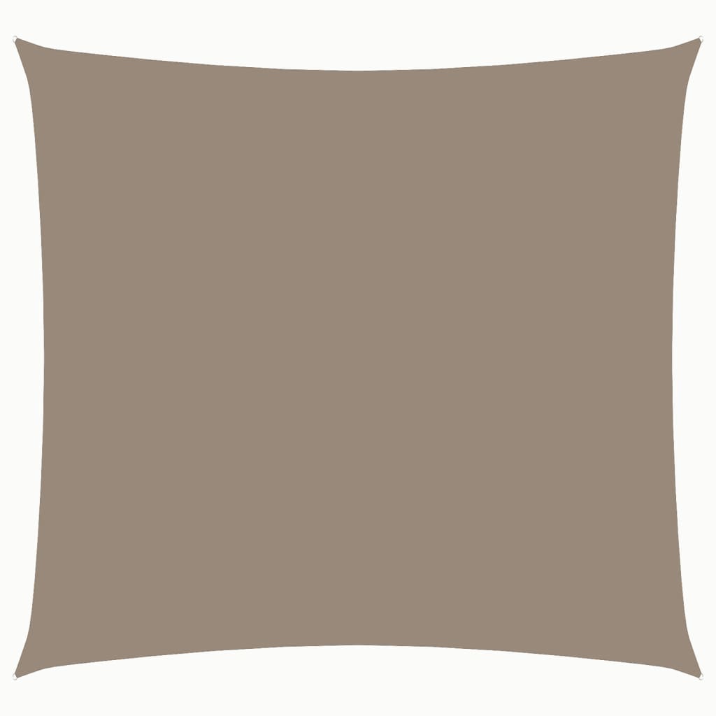 Vidaxl Sun Shade Square 4x4 M Tessuto Oxford Taupe