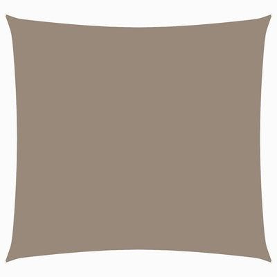 Vidaxl Sun Shade Square 6x6 M Tessuto Oxford Taupe