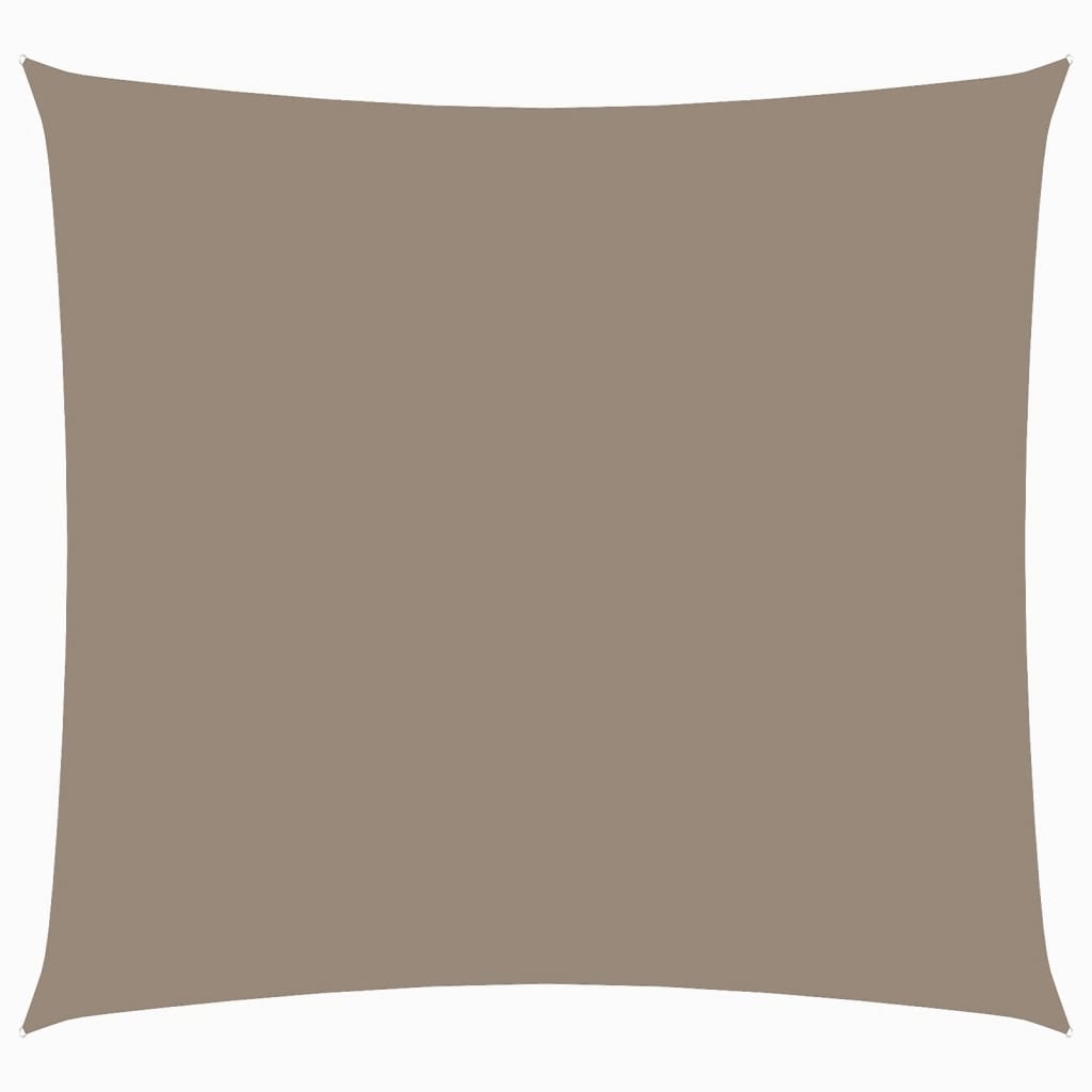 Vidaxl Sun Shade Square 6x6 M Tessuto Oxford Taupe