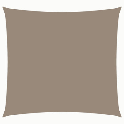 Vidaxl Sun Shade Square 7x7 M Tessuto Oxford Taupe