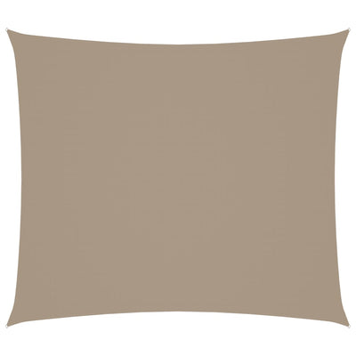 Vidaxl Sun Shade Rectangular 2x2,5 M tessuto Oxford Taupe