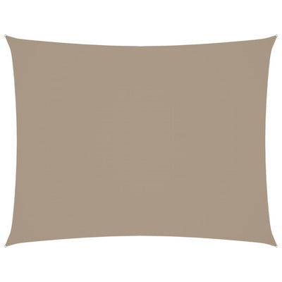 Vidaxl Sunshade Rectangular 2x3.5 M Oxford Fabric Taupe
