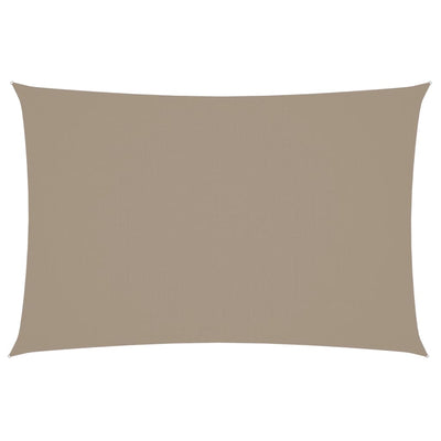 Vidaxl Sun Shade Rectangular 2x4 M Tessuto Oxford Taupe