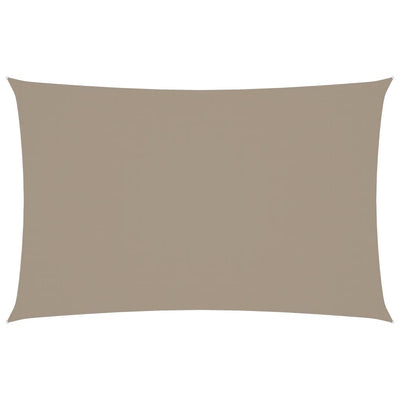 Vidaxl Sunshade Rectangular 2x4.5 M Oxford Fabric Taupe