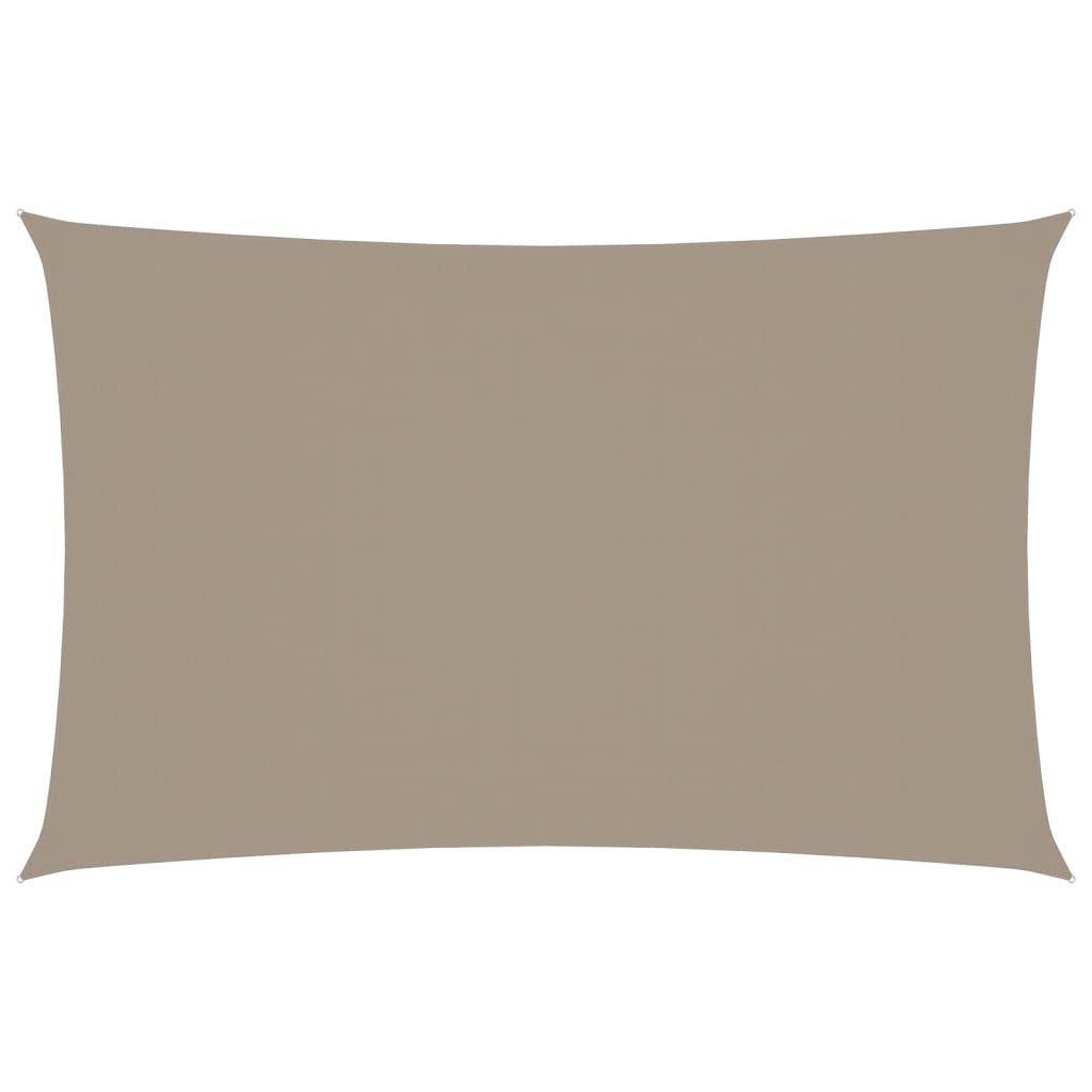 Vidaxl Sun Shade Rectangular 2x5 M Tessuto Oxford Taupe