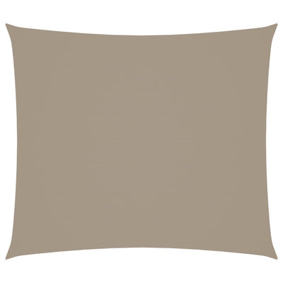 Vidaxl Sun Shade Rectangular 2.5x3 M tessuto Oxford Taupe