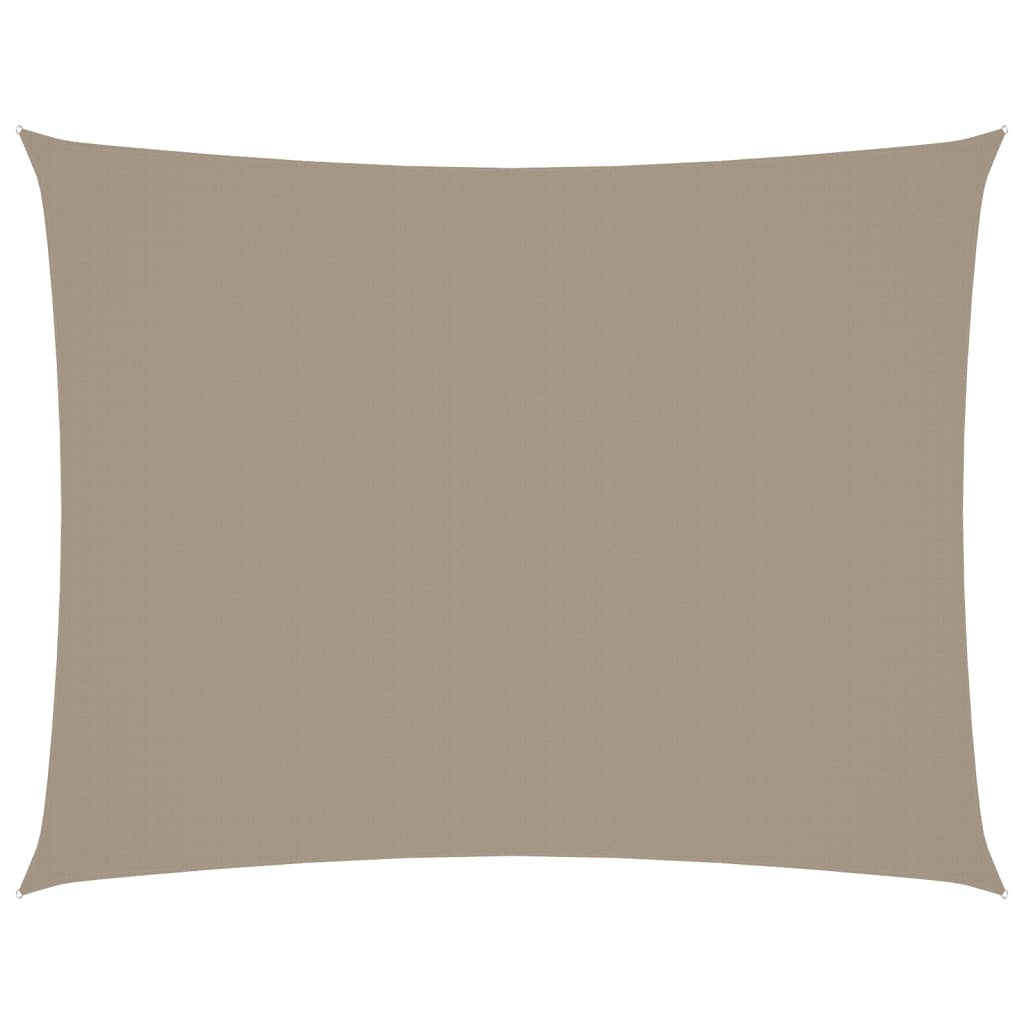 Vidaxl Sun Shade Rectangular 2,5x4 M tessuto Oxford Taupe