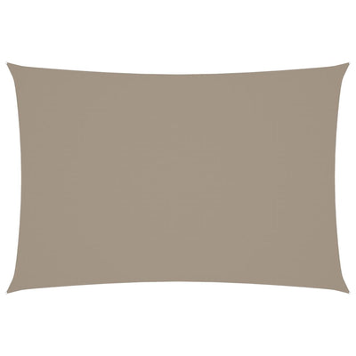 Vidaxl Sun Shade Rectangular 2,5x4,5 M tessuto Oxford Taupe