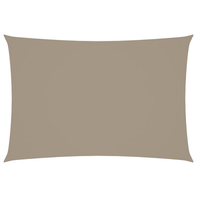 Vidaxl Sun Shade Rectangular 3x5 M Tessuto Oxford Taupe