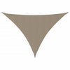 Toldo VidaXL triangular 2,5x2,5x3,5m tela oxford color topo