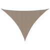 Vidaxx toldo triangular 3x4x5 m tela oxford color topo