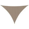 Toldo vidaxx triangular 3,5x3,5x4,9m tela oxford color topo