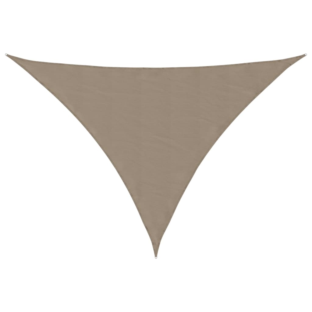Tenda da sole VidaXL triangolare 4x5x6,4 m in tessuto oxford tortora