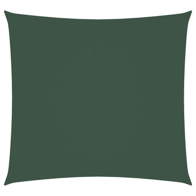 Vidaxl Sun Shade Square 2x2 M Tessuto Oxford Verde scuro