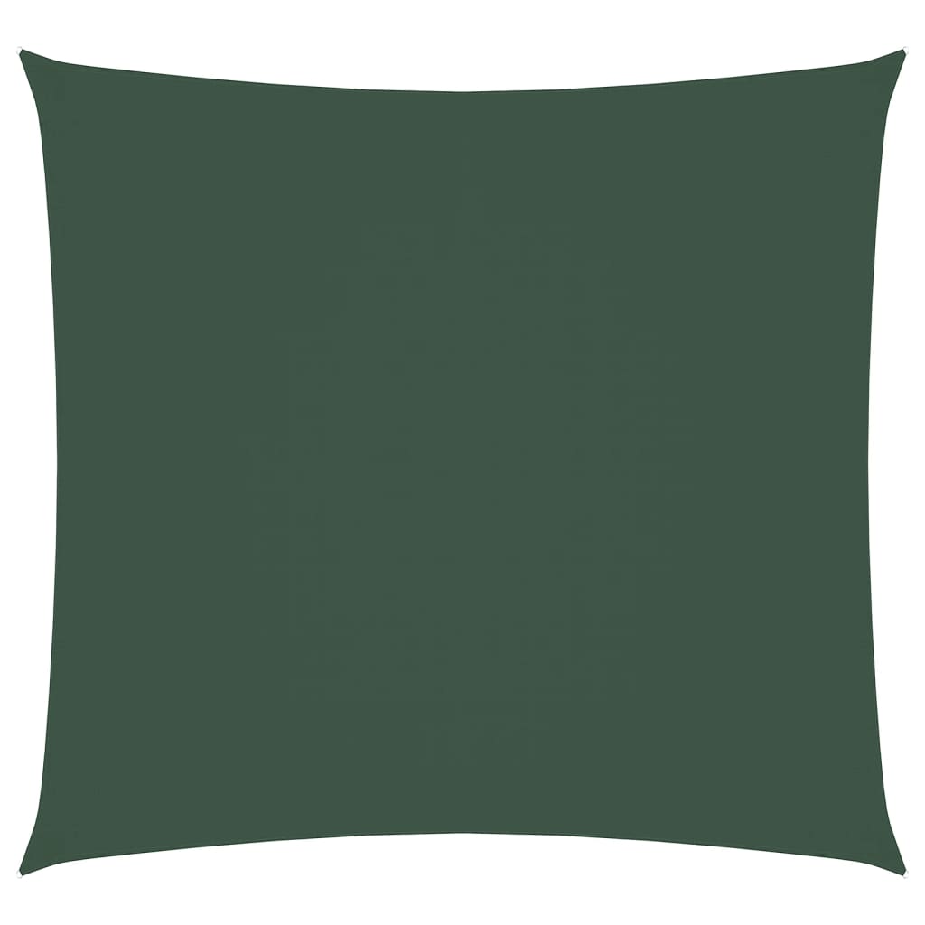 Vidaxl Sun Shade Square 2,5x2,5 M tessuto Oxford Verde scuro