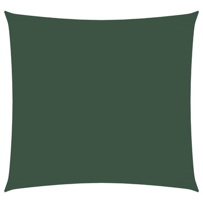 Vidaxl Sun Shade Square 4x4 M Tessuto Oxford Verde scuro