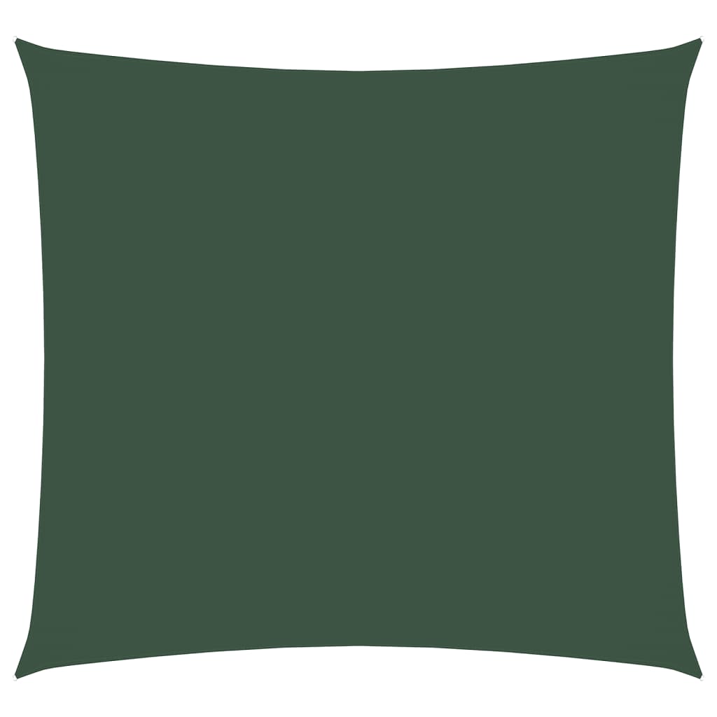 Vidaxl Sun Shade Square 4x4 M Tessuto Oxford Verde scuro
