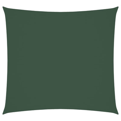 Vidaxl Sun Shade Square 7x7 M Tessuto Oxford Verde scuro