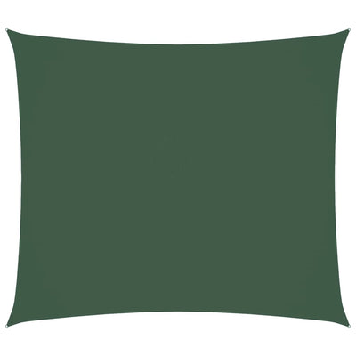Vidaxl Sun Shade Rectangular 2.5x3 M Tessuto Oxford Verde scuro
