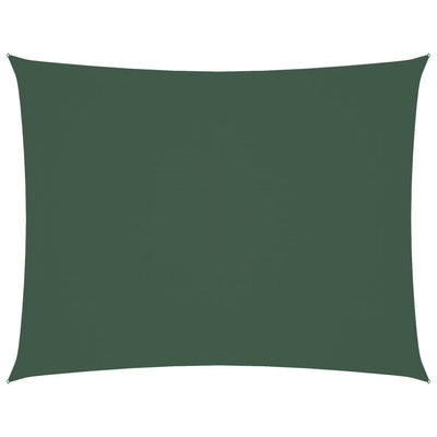 Vidaxl Sun Shade Rectangular 2.5x4 M tessuto Oxford Verde scuro