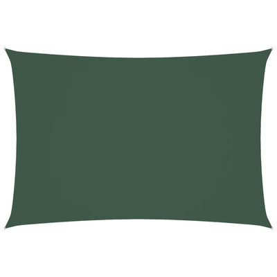 Vidaxl Shade Rectangular 2.5x4.5 M tessuto Oxford Verde scuro