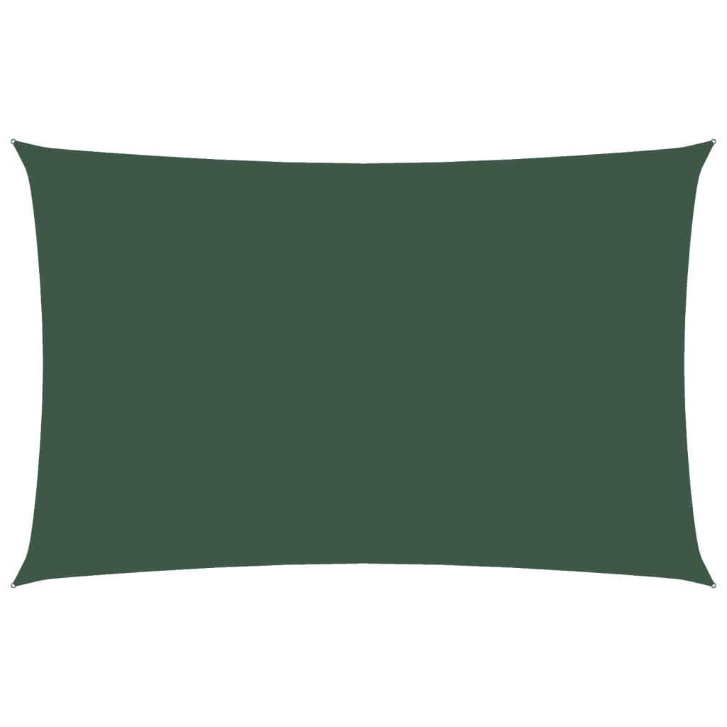 Vidaxl Sunshade Rectangular 2.5x5 m Oxford Fabrics Dark Green