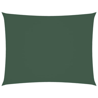Vidaxl Sun Shade Rectangular 3x4 M tessuto Oxford Verde scuro
