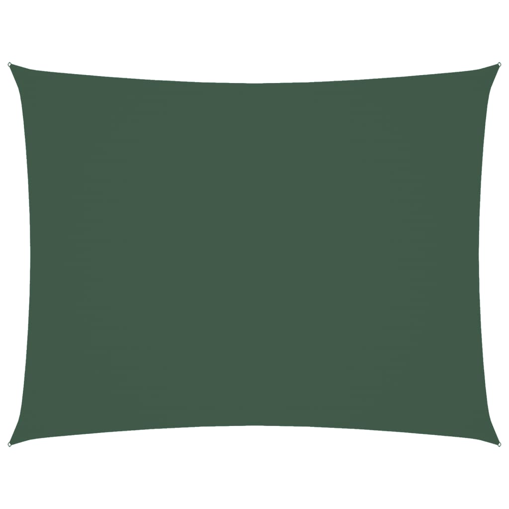 Vidaxl Shadow tela rectangular 3x6 m tela oxford verde oscuro