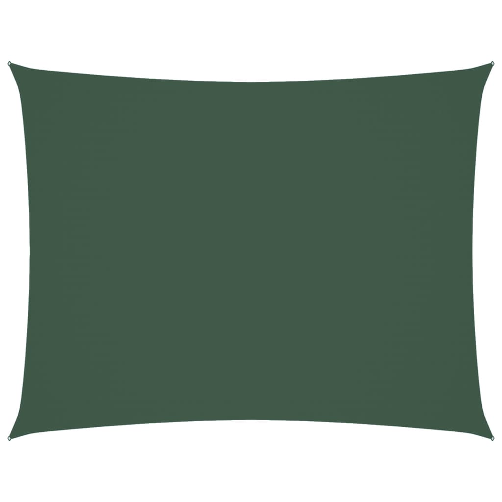 Vidaxl Sunshade Rectangular 3.5x4.5 m Oxford Fabrics Dark Green