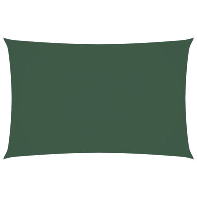 Vidaxl Sun Shade Rectangular 4x7 M Tessuto Oxford Verde scuro