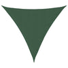 Vidaxx toldo triangular 3x3x3 m tela oxford verde oscuro