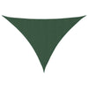 Vidaxx telo ombreggiante triangolare 3x4x5 m tessuto oxford verde scuro
