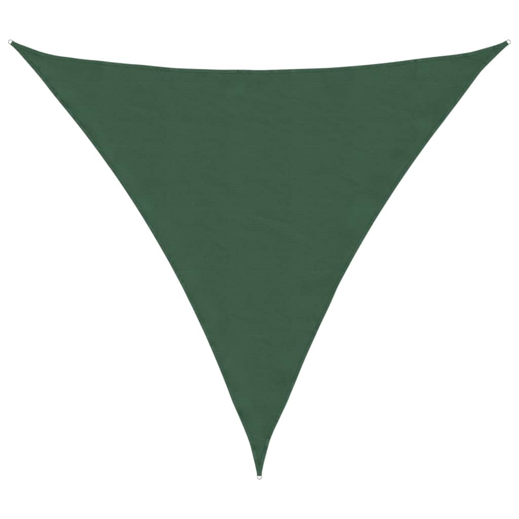 Tendalino Vidaxx triangolare 6x6x6 m tessuto oxford verde scuro