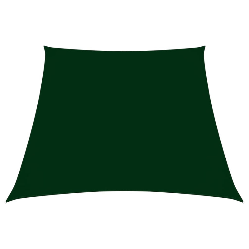 Trapecio Vidaxl Zonnezeil 3 5x4 M Oxford Fabric Dark Green