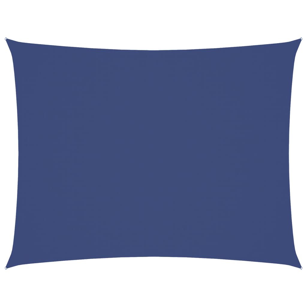 VidaXL telo ombreggiante rettangolare 5x6 m tessuto oxford blu