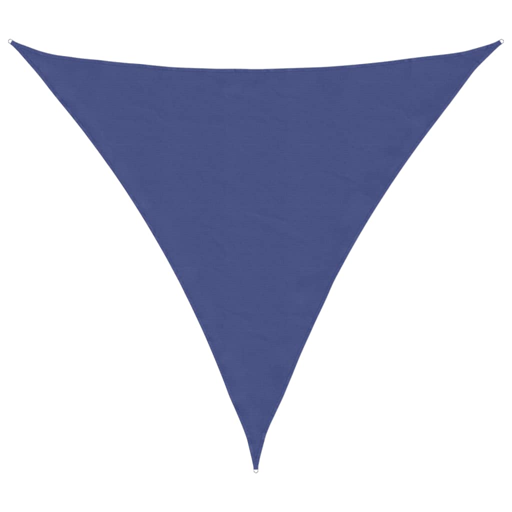 Tenda da sole Vidaxx triangolare 3,6x3,6x3,6 m tessuto oxford blu