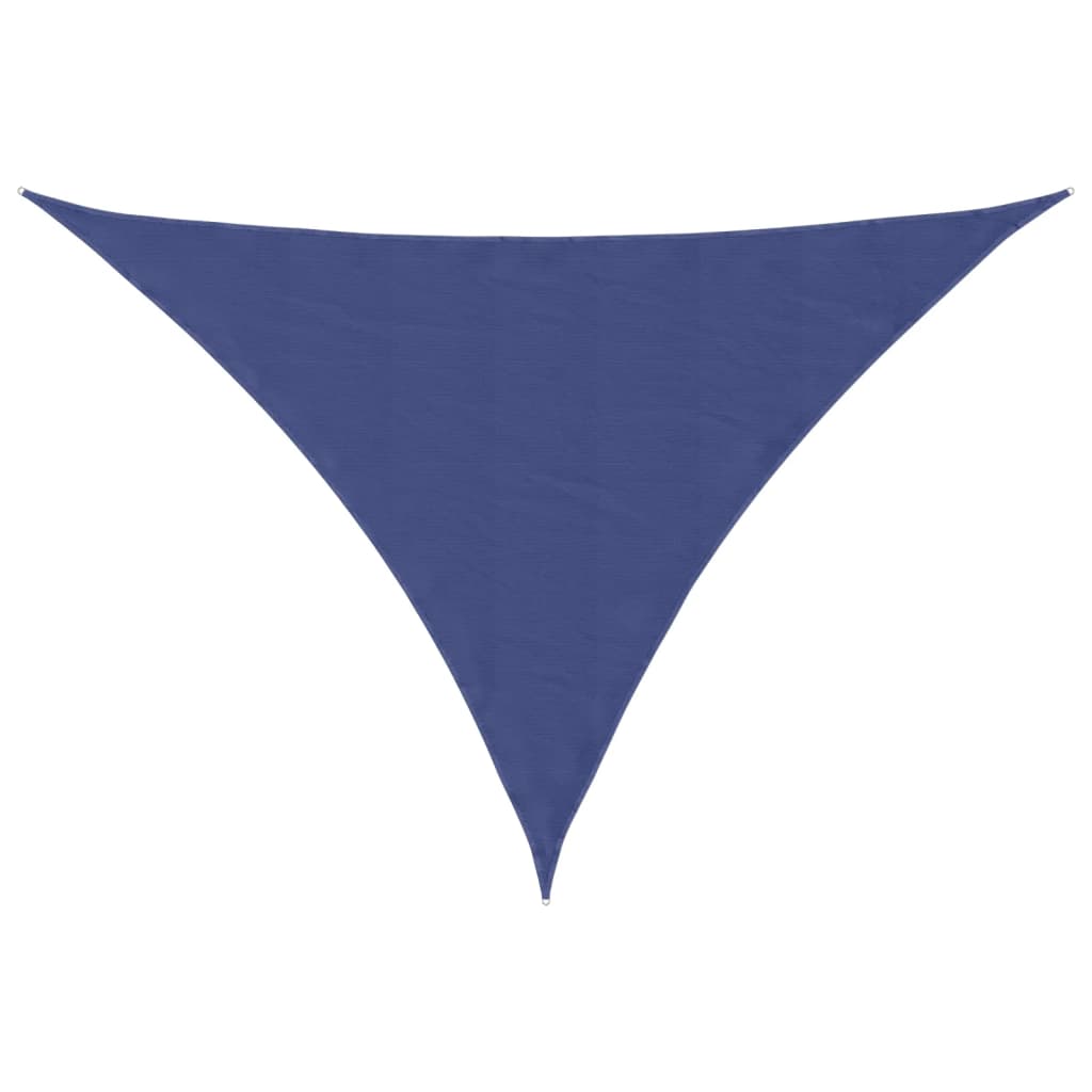 VidaXL parasole triangolare 3x4x4 m tessuto oxford blu