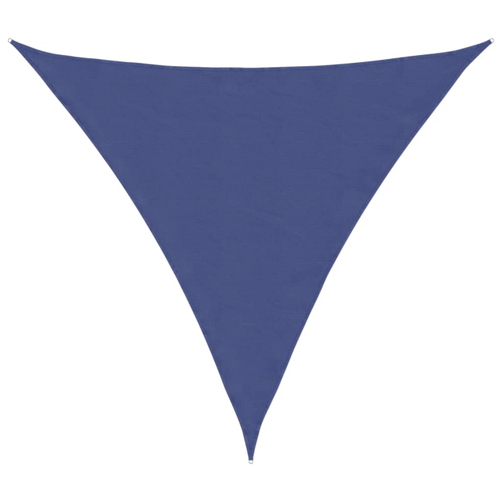 Vidaxl Sun Shade Triangular 4x4x4 M tessuto blu blu