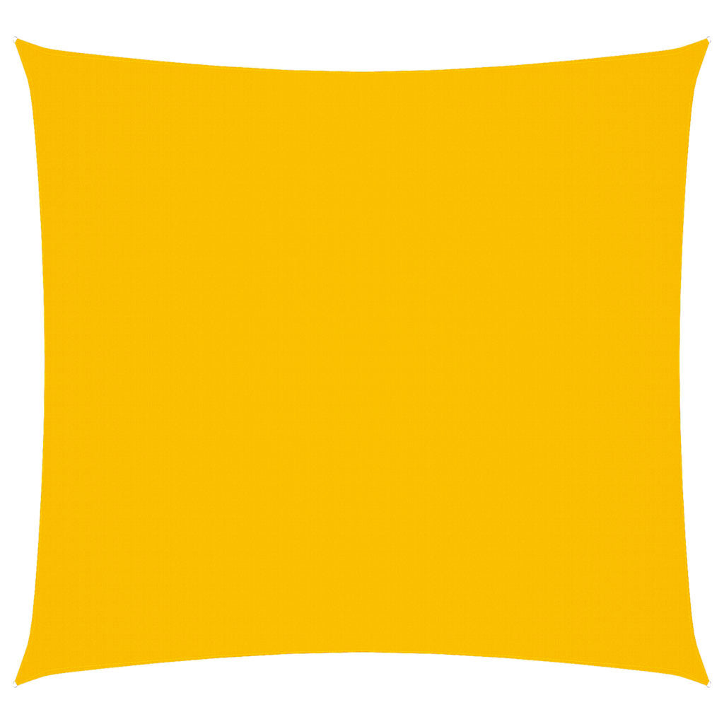 Vidaxxl parasol cuadrado 4x4 m tela oxford amarillo