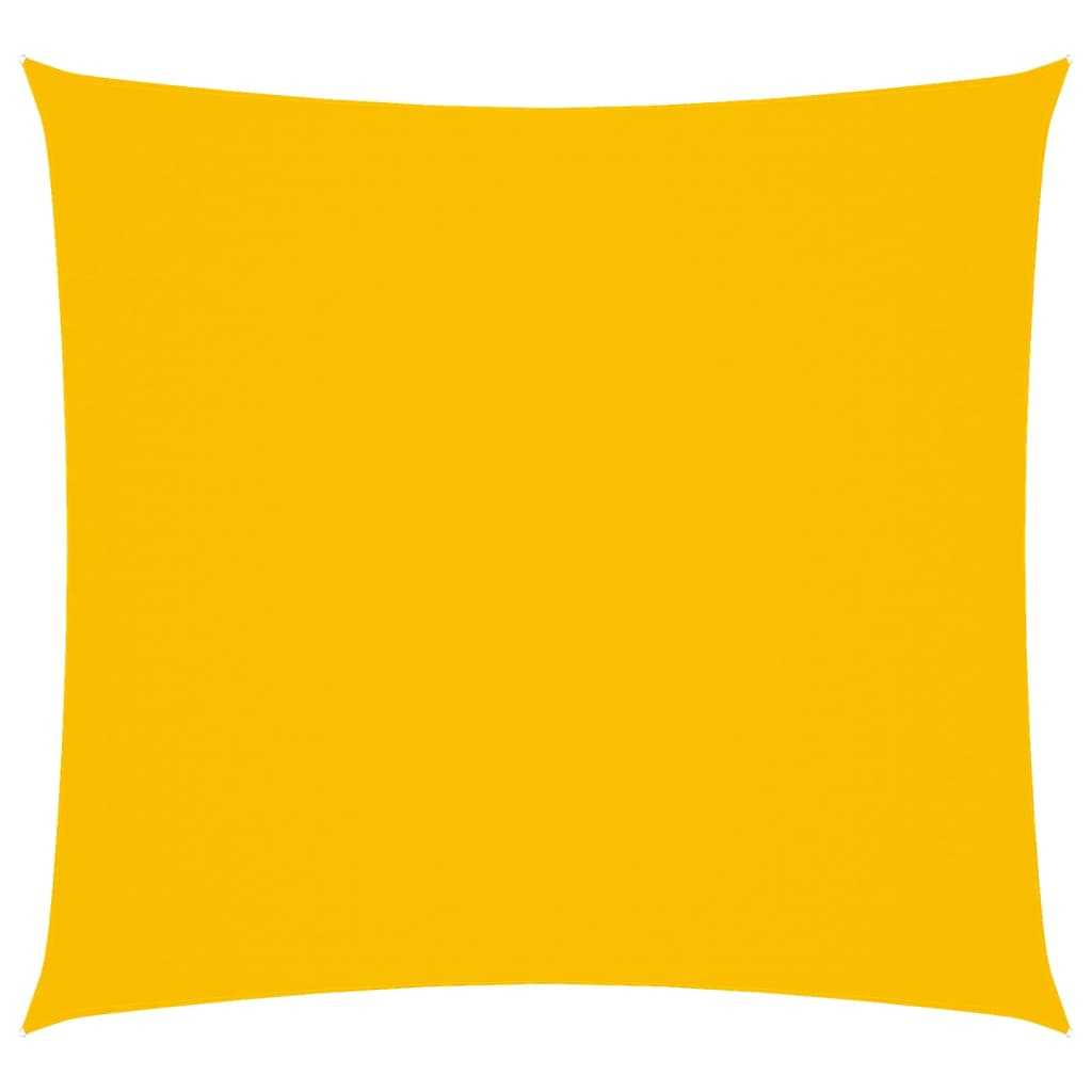 Vidaxxl ombrellone quadrato 7x7 m in tessuto oxford giallo
