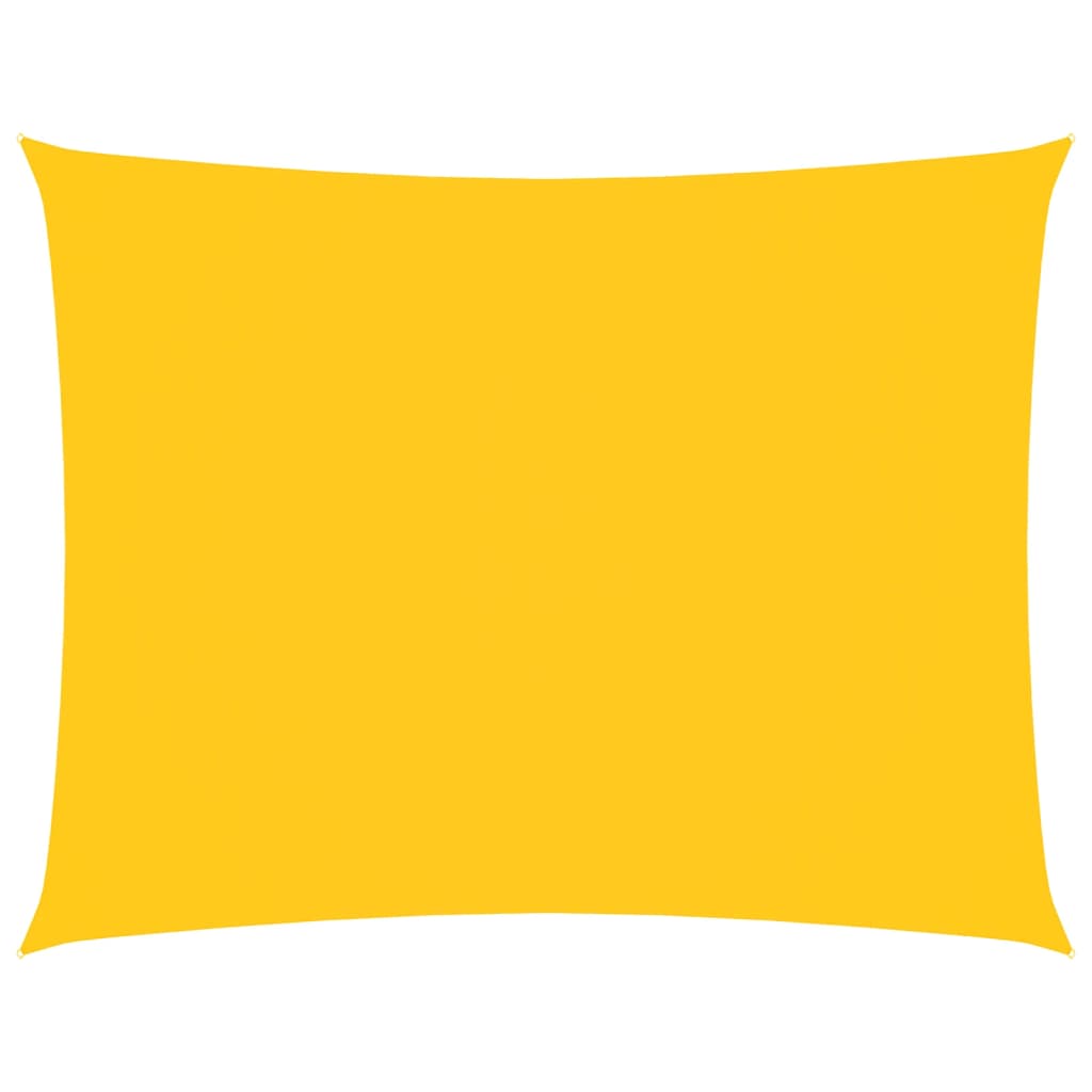 VidaXL telo ombreggiante rettangolare 2,5x3,5 mt in tessuto oxford giallo