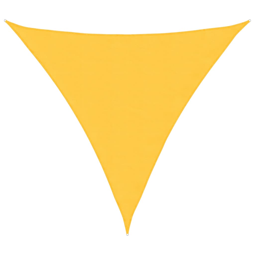 Vidaxx toldo triangular 5x5x5 m tela oxford amarillo