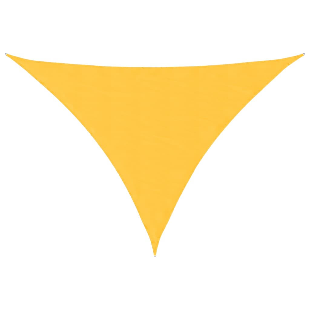 Vidaxx toldo triangular 4x5x6,4 m tela oxford amarillo