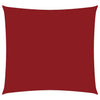Vidaxxl parasol cuadrado 3x3 m tela oxford rojo