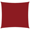 Vidaxxl parasole quadrato 4x4 m tessuto oxford rosso