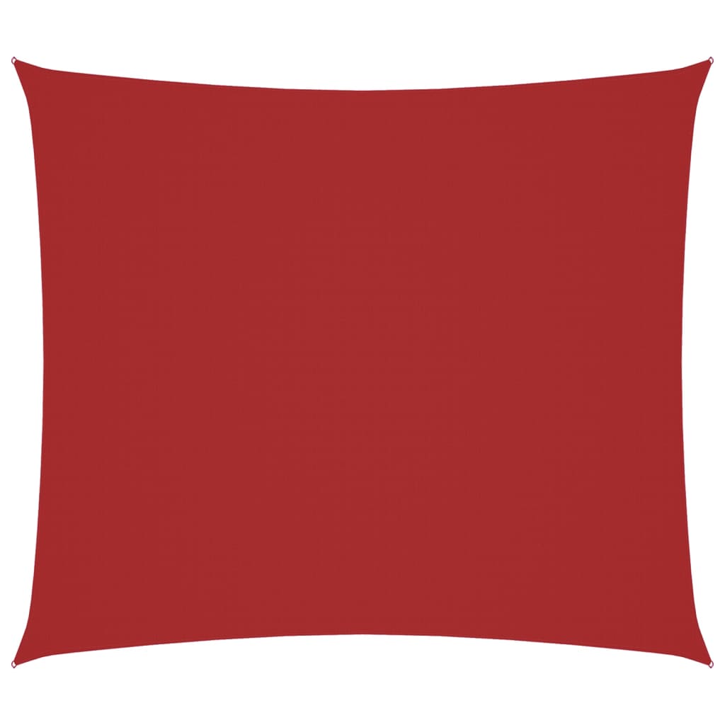 Vidaxx tela de sombra rectangular 2x2,5 m tela oxford rojo