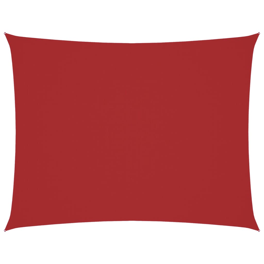 Vidaxx tela de sombra rectangular 2x3,5 m tela oxford rojo