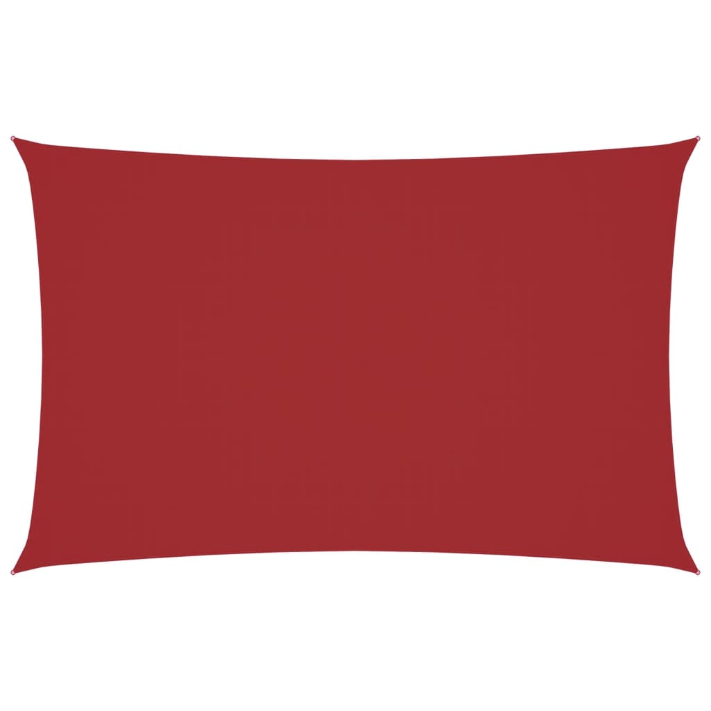 Ombrellone rettangolare Vidaxx 2x5 m tessuto oxford rosso