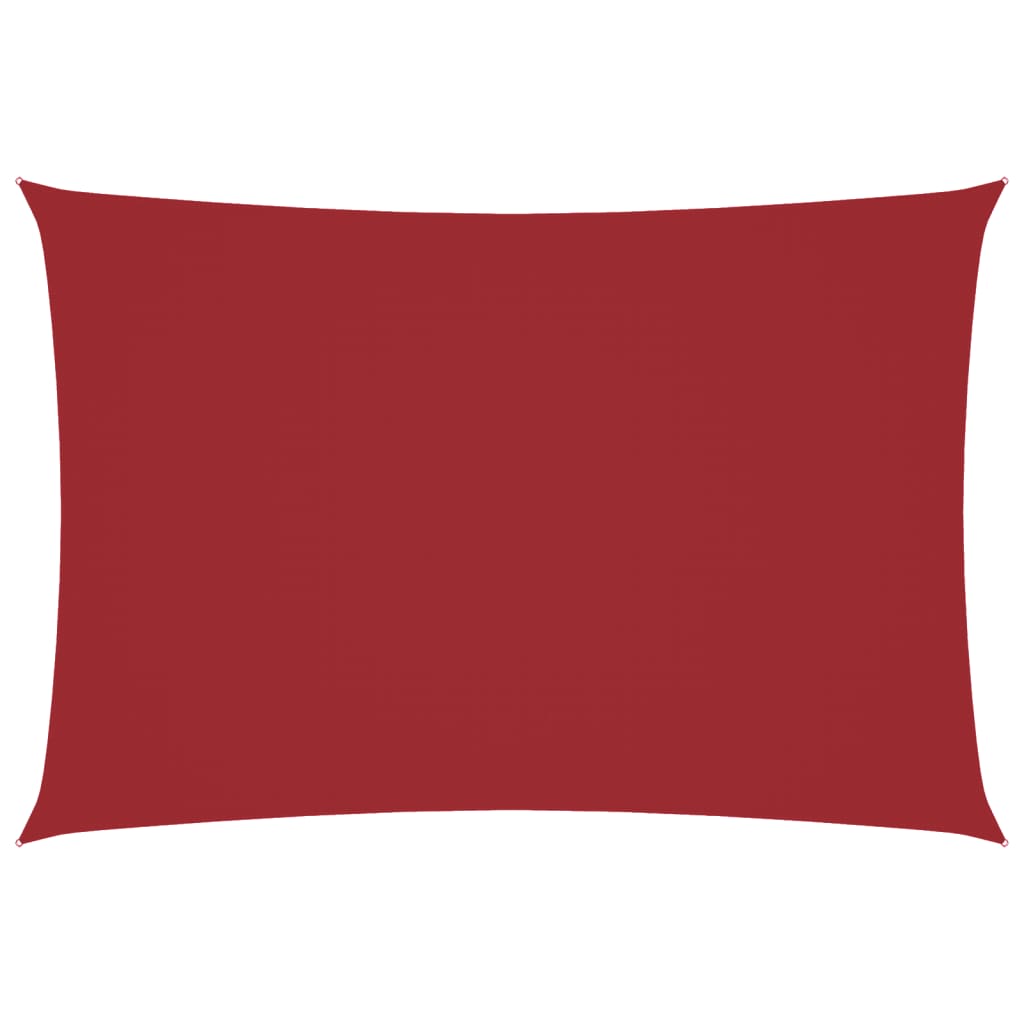 Vidaxx parasol rectangular 2,5x4,5 m tela oxford rojo