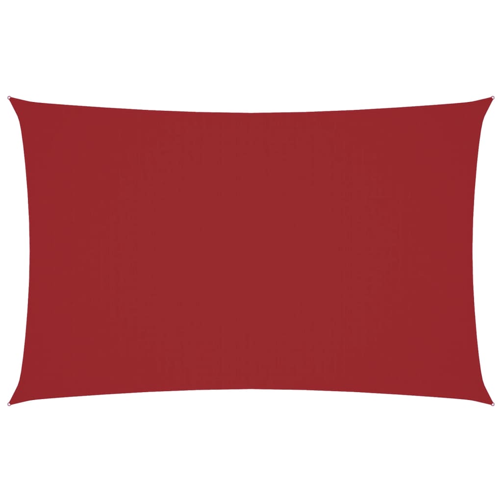 Vidaxx parasol rectangular 2,5x5 m tela oxford rojo